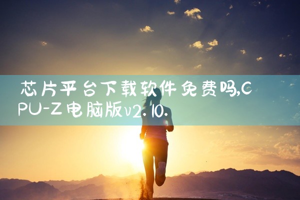 芯片平台下载软件免费吗